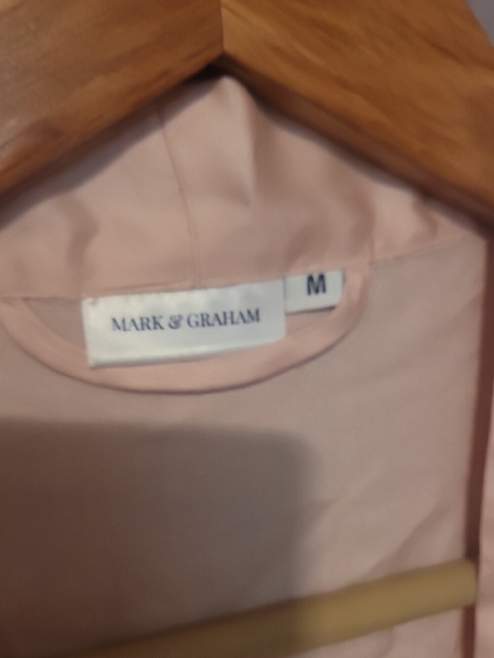 Mark & Graham Satin Ruffle-Trim Robe in Blush - Picture 2 of 6